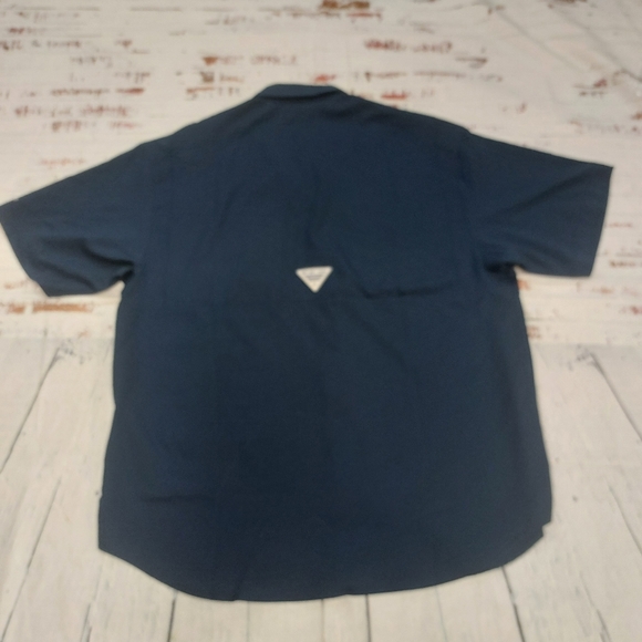 Columbia PFG brewer logo short sleeve fishing shirt - Picture 5 of 6